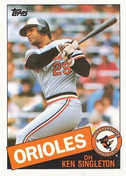 #755 Ken Singleton - Baltimore Orioles - 1985 Topps Baseball