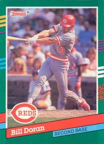 #756 Bill Doran - Cincinnati Reds - 1991 Donruss Baseball