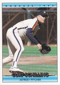 #757 Curt Schilling - Houston Astros - 1992 Donruss Baseball