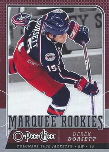 #759 Derek Dorsett - Columbus Blue Jackets - 2008-09 O-Pee-Chee Hockey