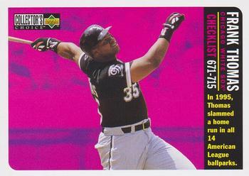 #759 Frank Thomas - Chicago White Sox - 1996 Collector's Choice Baseball