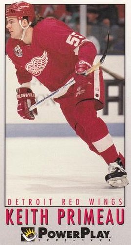 #75 Keith Primeau - Detroit Red Wings - 1993-94 Fleer PowerPlay Hockey