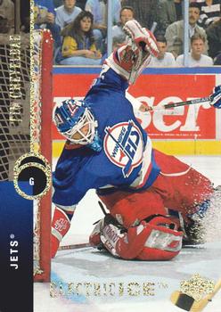 #75 Tim Cheveldae - Winnipeg Jets - 1994-95 Upper Deck Hockey - Electric Ice