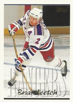 #75 Brian Leetch - New York Rangers - 1995-96 Topps Hockey