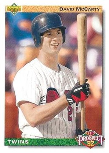 #75 David McCarty - Minnesota Twins - 1992 Upper Deck Baseball