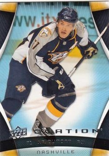 #75 J.P. Dumont - Nashville Predators - 2009-10 Upper Deck Ovation Hockey