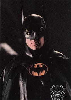 #75 Inside his secret headquarters, Bruce Wayne m - 1992 Stadium Club Batman Returns