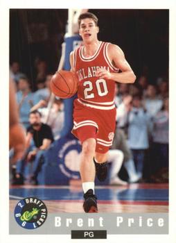 #75 Brent Price - Oklahoma Sooners - 1992 Classic Draft Basketball