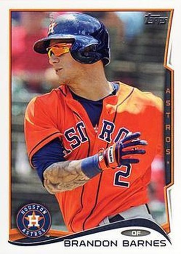 #75 Brandon Barnes - Houston Astros - 2014 Topps Baseball