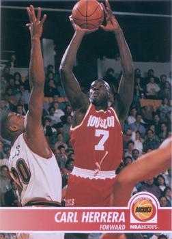 #75 Carl Herrera - Houston Rockets - 1994-95 Hoops Basketball