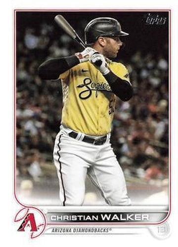 #75 Christian Walker - Arizona Diamondbacks - 2022 Topps Baseball