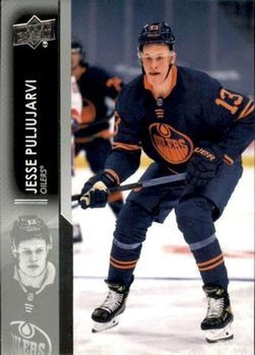 #75 Jesse Puljujarvi - Edmonton Oilers - 2021-22 Upper Deck Hockey