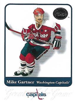 #75 Mike Gartner - Washington Capitals - 2001-02 Fleer Greats of the Game Hockey