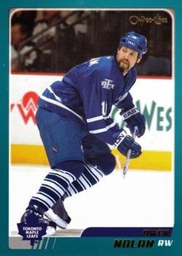 #75 Owen Nolan - Toronto Maple Leafs - 2003-04 O-Pee-Chee Hockey