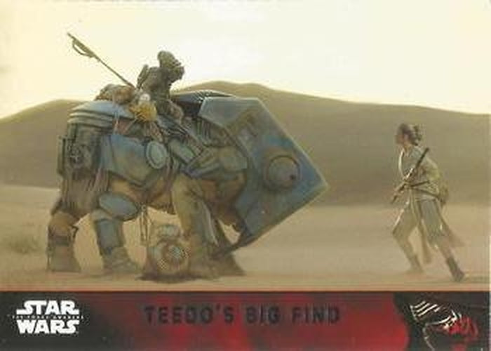 #75 Teedo's big find - 2015 Topps Star Wars The Force Awakens