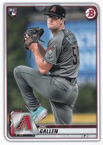 #75 Zac Gallen - Arizona Diamondbacks - 2020 Bowman Baseball
