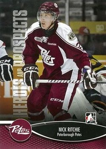 #75 Nick Ritchie - Peterborough Petes - 2012-13 In The Game Heroes and Prospects Hockey
