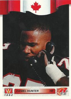 #75 Daniel Hunter - Ottawa Rough Riders - 1992 All World CFL Football