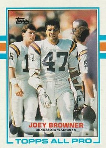 75 Joey Browner - Minnesota Vikings - 1989 Topps Football – Isolated Cards