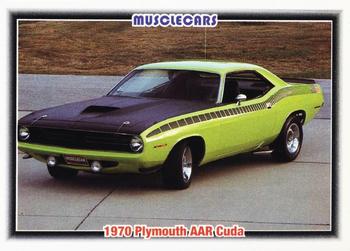 #75 1970 Plymouth AAR Cuda - 1992 Collect-A-Card Muscle Cars