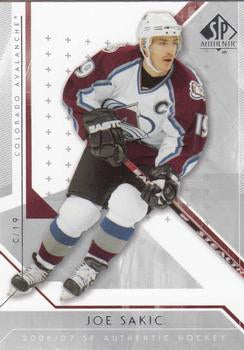 #75 Joe Sakic - Colorado Avalanche - 2006-07 SP Authentic Hockey