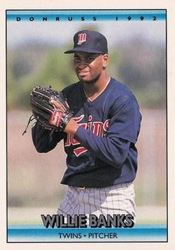 #760 Willie Banks - Minnesota Twins - 1992 Donruss Baseball
