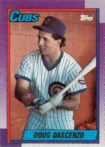#762 Doug Dascenzo - Chicago Cubs - 1990 Topps Baseball