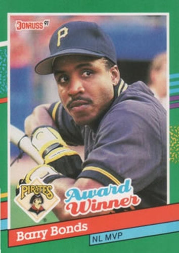 #762 Barry Bonds - Pittsburgh Pirates - 1991 Donruss Baseball