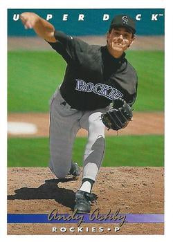 #763 Andy Ashby - Colorado Rockies - 1993 Upper Deck Baseball