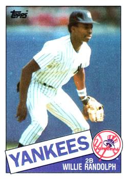 #765 Willie Randolph - New York Yankees - 1985 Topps Baseball