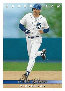 #766 Kirk Gibson - Detroit Tigers - 1993 Upper Deck Baseball