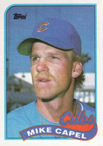 #767 Mike Capel - Chicago Cubs - 1989 Topps Baseball