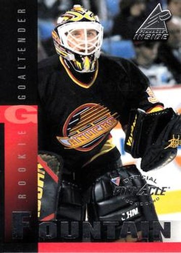 #76 Mike Fountain - Vancouver Canucks - 1997-98 Pinnacle Inside Hockey