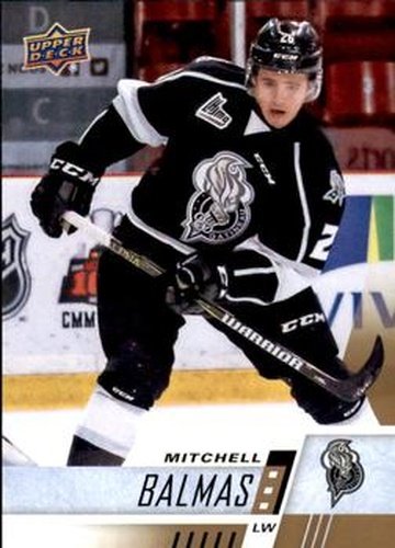 #76 Mitchell Balmas - Gatineau Olympiques - 2017-18 Upper Deck CHL Hockey