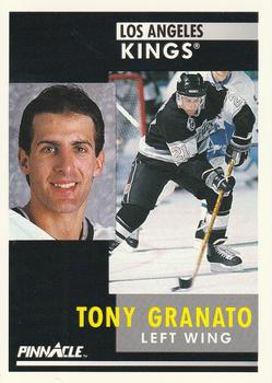#76 Tony Granato - Los Angeles Kings - 1991-92 Pinnacle Hockey