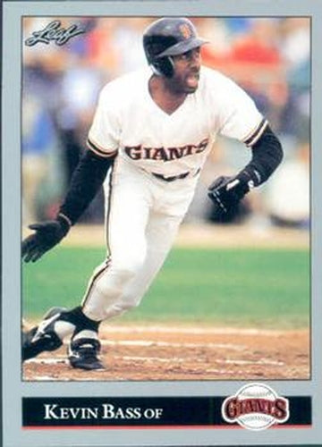 #76 Kevin Bass - San Francisco Giants - 1992 Leaf Baseball