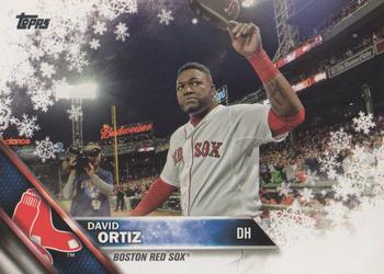 #HMW76 David Ortiz - Boston Red Sox - 2016 Topps Holiday Baseball
