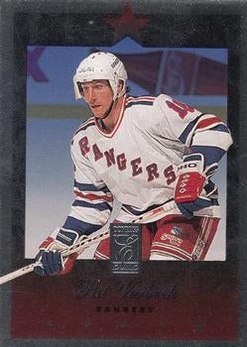 #76 Pat Verbeek - New York Rangers - 1995-96 Donruss Elite Hockey