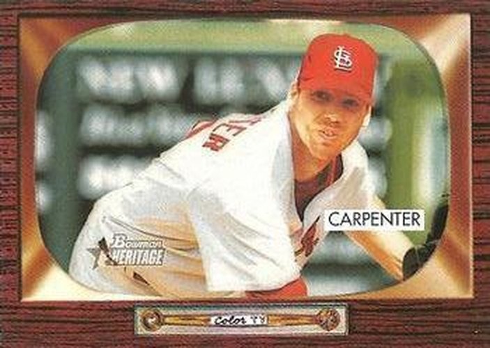 #76 Chris Carpenter - St. Louis Cardinals - 2004 Bowman Heritage Baseball