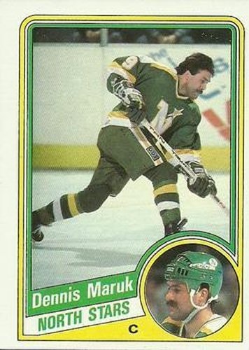 #76 Dennis Maruk - Minnesota North Stars - 1984-85 Topps Hockey