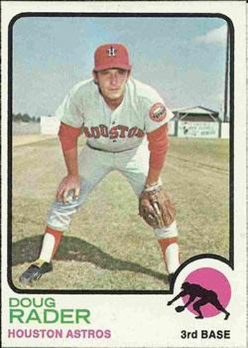 #76 Doug Rader - Houston Astros - 1973 Topps Baseball