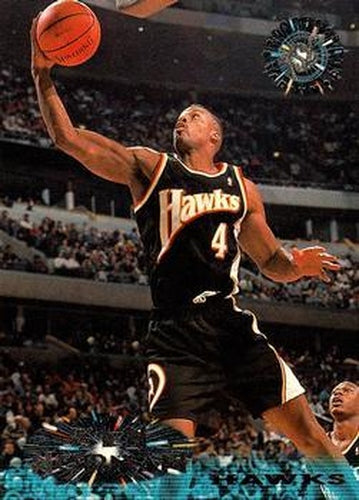 #76 Ken Norman - Atlanta Hawks - 1995-96 Stadium Club Basketball