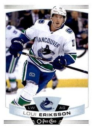 #76 Loui Eriksson - Vancouver Canucks - 2019-20 O-Pee-Chee Hockey