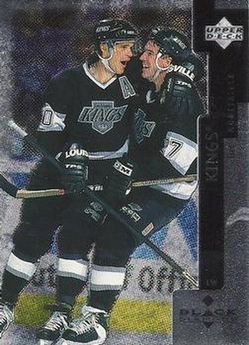 #76 Luc Robitaille - Los Angeles Kings - 1997-98 Upper Deck Black Diamond Hockey
