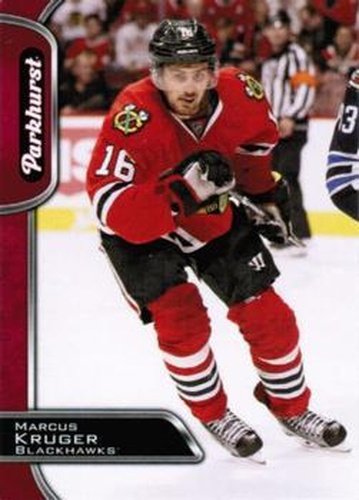 #76 Marcus Kruger - Chicago Blackhawks - 2016-17 Parkhurst - Red Hockey