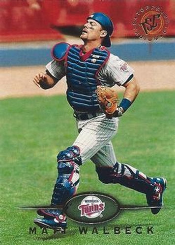 #76 Matt Walbeck - Minnesota Twins - 1995 Stadium Club Baseball