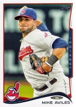 #76 Mike Aviles - Cleveland Indians - 2014 Topps Baseball