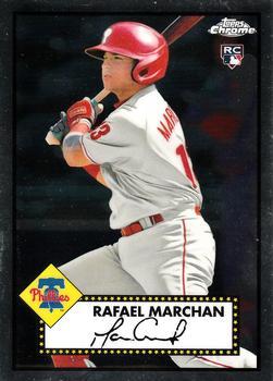 #76 Rafael Marchan - Philadelphia Phillies - 2021 Topps Chrome Platinum Anniversary Baseball