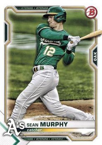#76 Sean Murphy - Oakland Athletics - 2021 Bowman Baseball