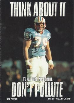 #376 Ray Childress - Houston Oilers - 1991 Pro Set Football